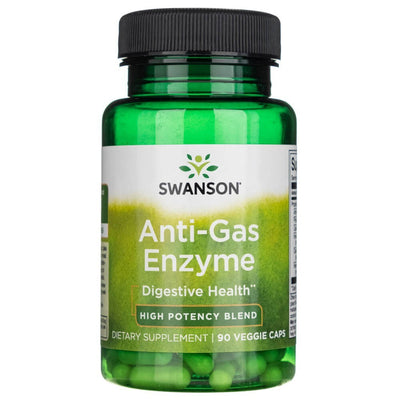 Swanson Anti-Gas Enzyme 40 mg – 90 kapsulių