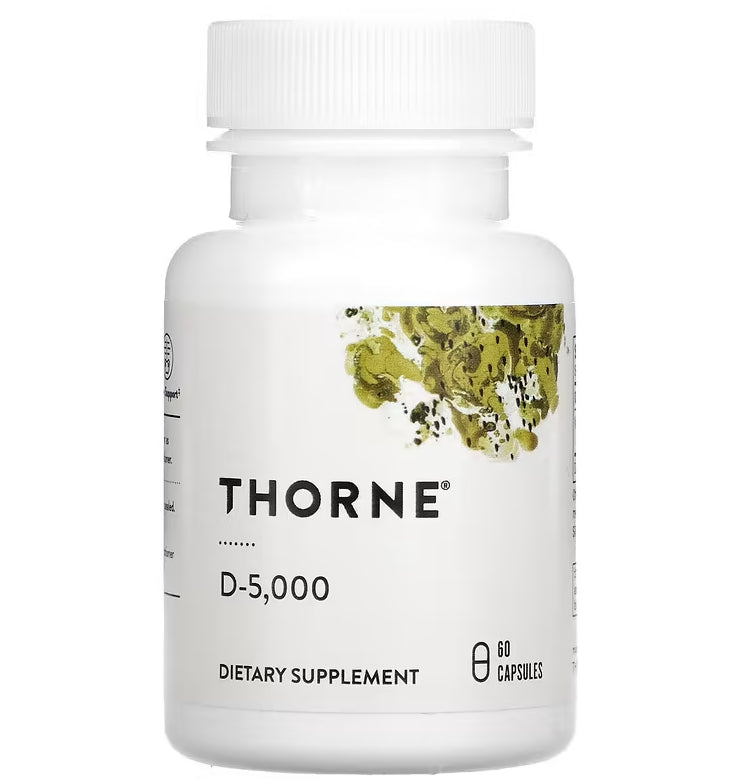 Thorne Research Vitamin D3 5000 TV – 60 kapsulių