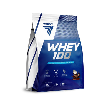 Trec Whey 100 Išrūgų baltymų koncentratas šokoladinis - 2275 g