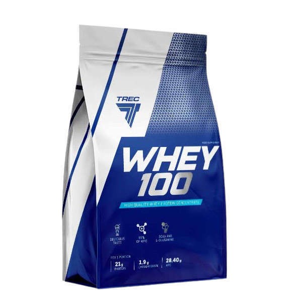 Trec Whey 100 Dvigubas šokoladinis išrūgų baltymų koncentratas - 700 g