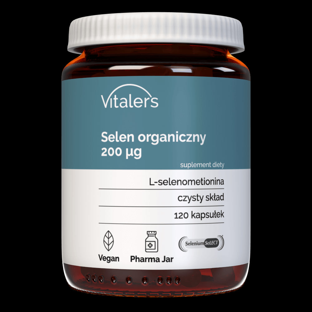 Vitaler's Organic Seleno 200 mcg - 120 kapsulių