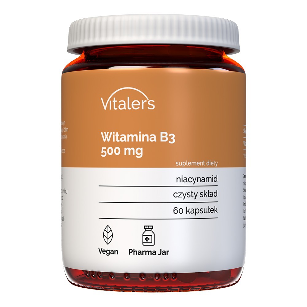 Vitaler's Vitaminas B3 500 mg - 60 kapsulių