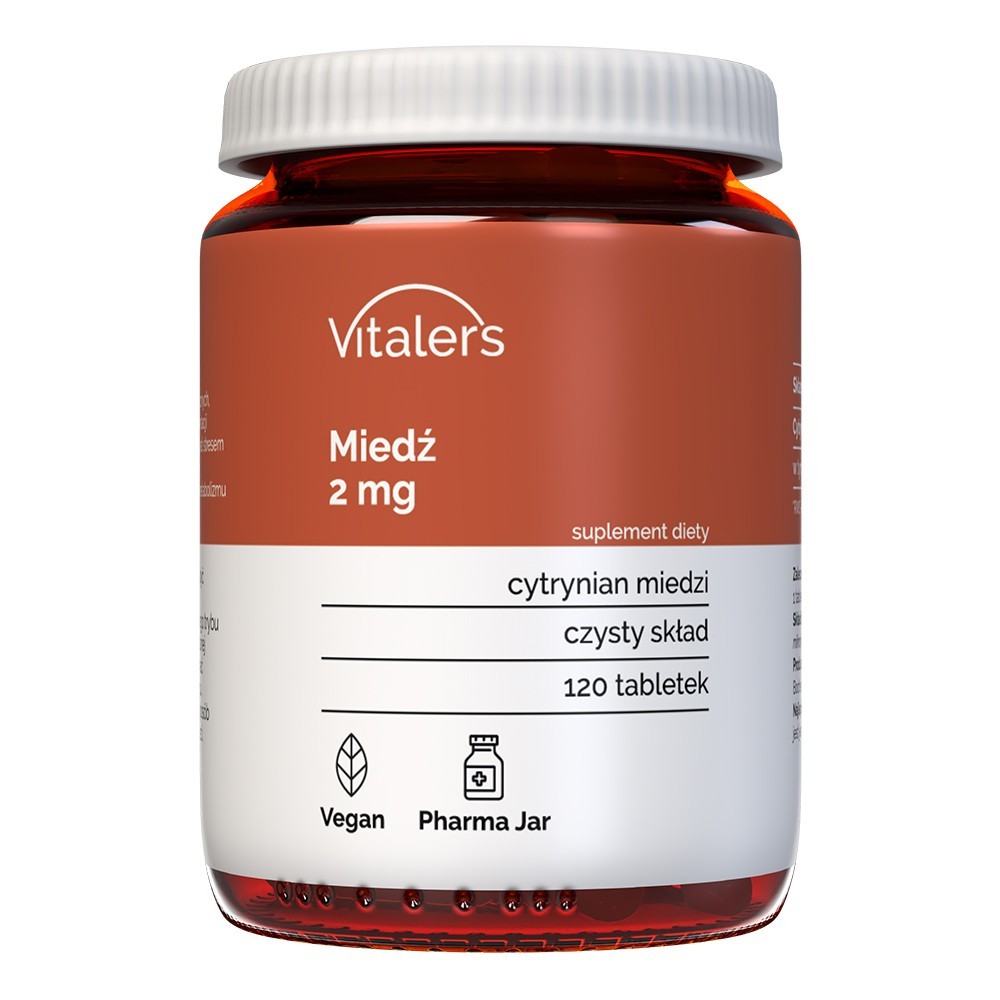 Vitaler's Copper 2 mg – 120 tablečių