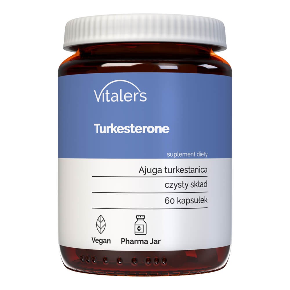 Vitaler's Turkesterone (Ajuga Turkestanica) - 60 kapsulių