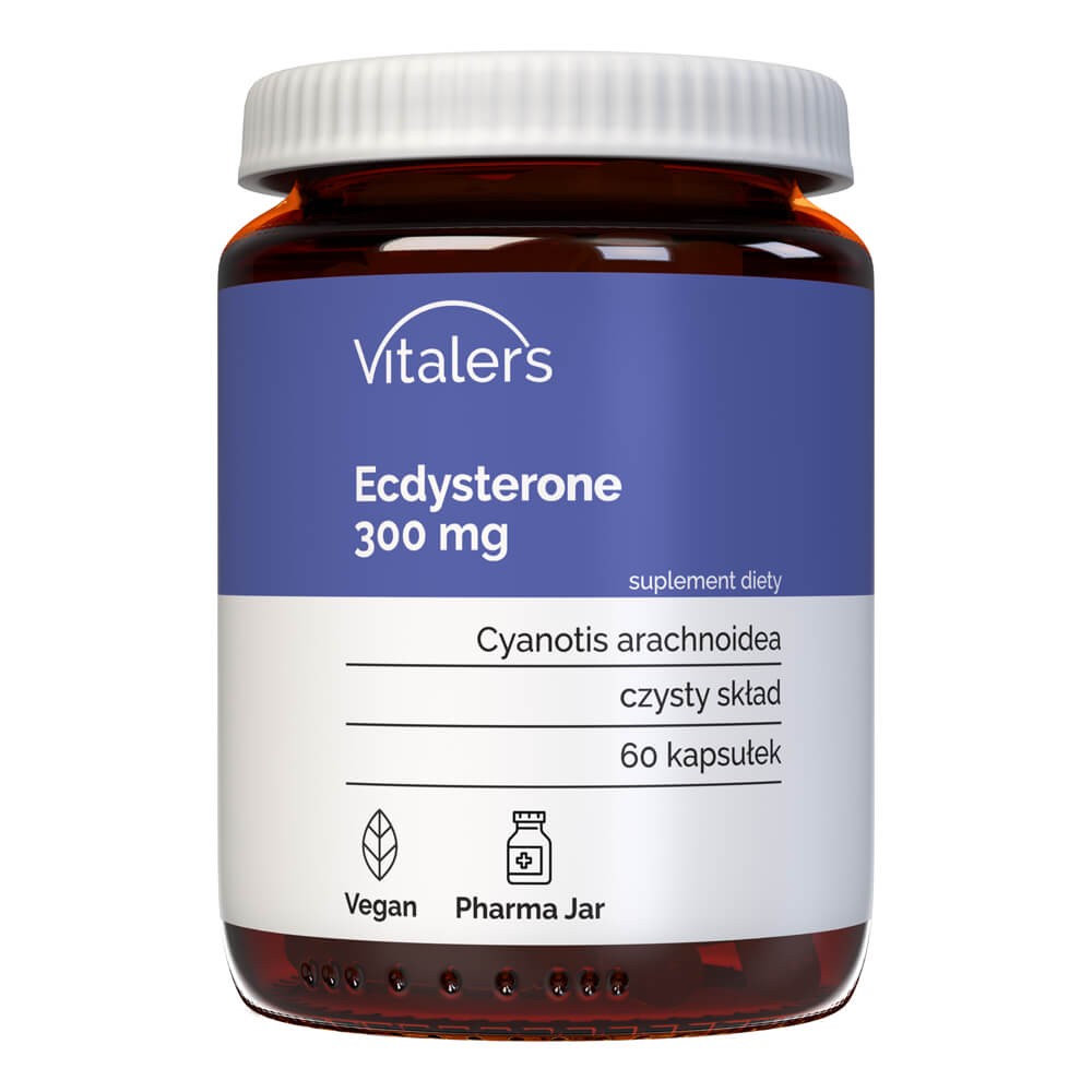 Vitalers - Ecdysterone 300 mg 60 kapsulių