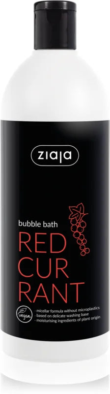 Ziaja Bubble Bath Red Currant bath foam, 500 ml