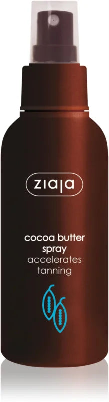 Ziaja cocoa butter body spray to accelerate tanning, 100 ml