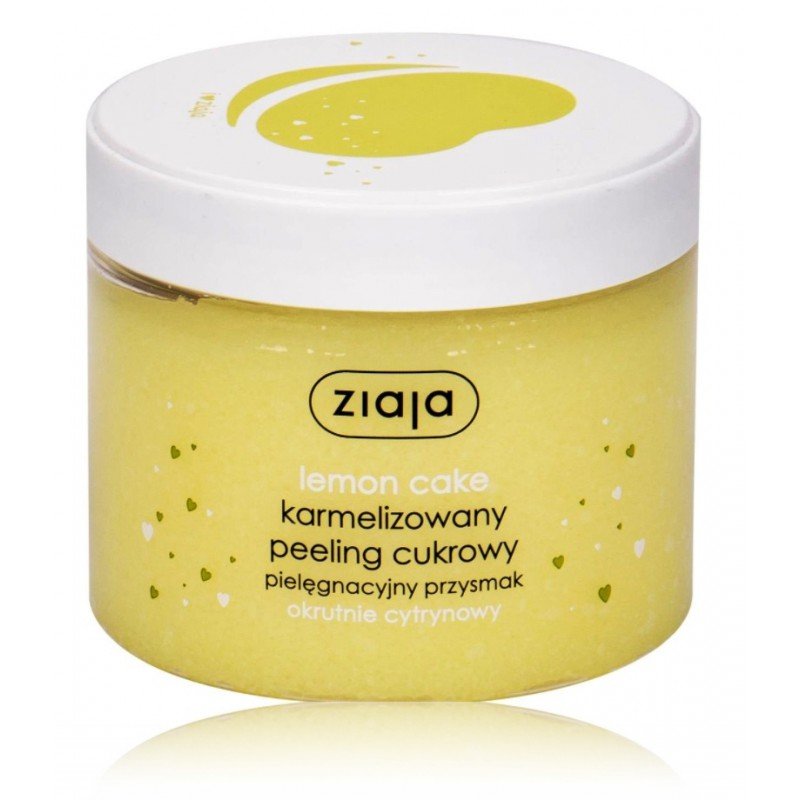 Ziaja Lemon Cake sugar body scrub, 300 ml