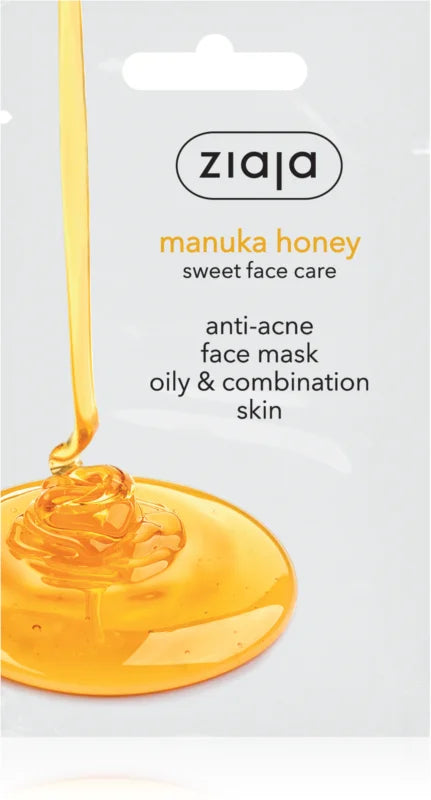 Ziaja Manuka Honey face mask against acne, 7 ml