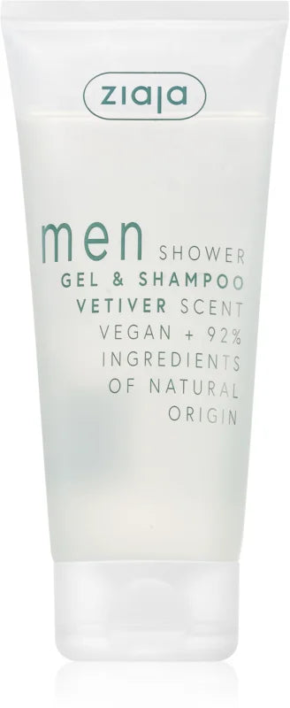 Ziaja MEN Vetiver shower gel and shampoo "two in one" for men, 200 ml