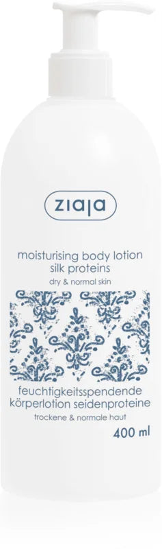 Ziaja silk moisturizing body lotion with butter tree oil, 400 ml