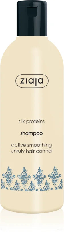 Ziaja silk smoothing shampoo for dry and damaged hair, 300 ml