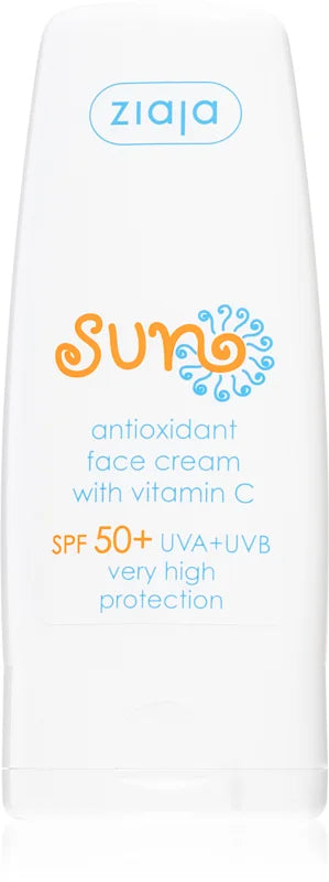 Ziaja Sun Line antioxidant face cream SPF 50+, 50 ml 