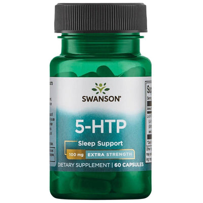 SWANSON 5-HTP, 100 mg, 60 kapsulių kaina