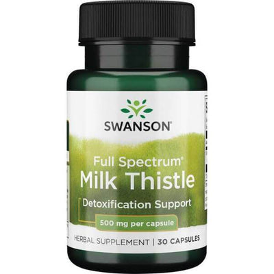 Swanson Milk Thisle (Tikrasis Margainis) 500mg 100 Kapsulių kaina