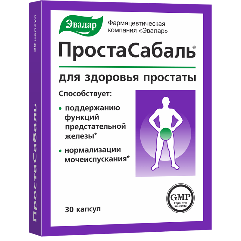 Evalar PROSTASABAL, Prostatai, 30 kapsulių po 200mg kaina