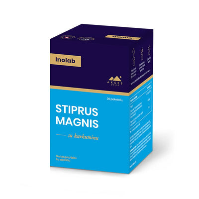 INOLAB stiprus magnis 400 mg , 20 paketėlių kaina