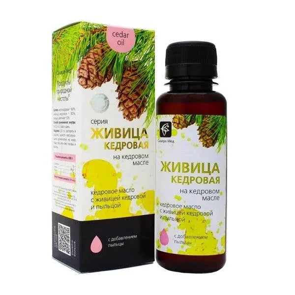 KEDRŲ SAKAI KEDRO ALIEJUJE SU ŽIEDADULKĖMIS, Maisto papildas, 100 ML kaina