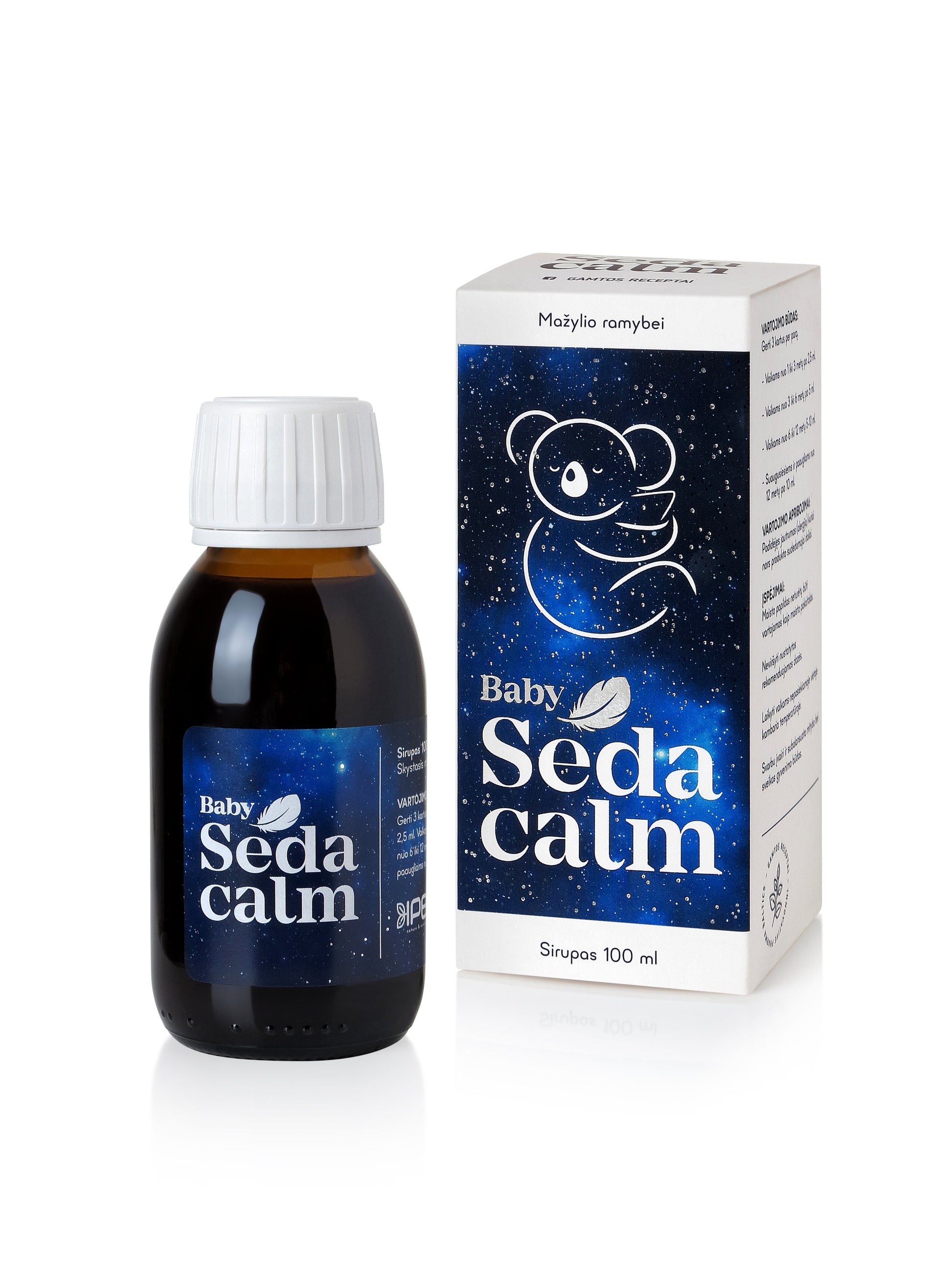 Sedacalm Baby sirupas 100ml, Vaistinės ramunės kaina